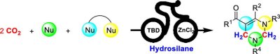 55. One-Pot Methylenation Cyclization Employing Two  Molecules of CO2 with Arylamines and Enaminones