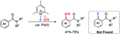 24. Palladium-catalyzed directing group-assisted C8-triflation of naphthalenes