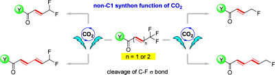 96. Non-C1 Synthon Role of CO2: Promoting Divergent Electrochemical Defluorination
